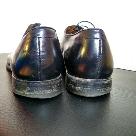 Paul Smith Black Leather Wingtip Shoes Men\'s Size 9.5